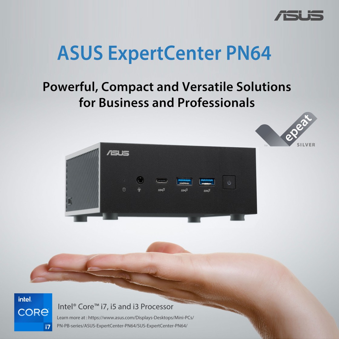 Asus Mini Pc Expertcenter Pn Barebone With Intel Core I P