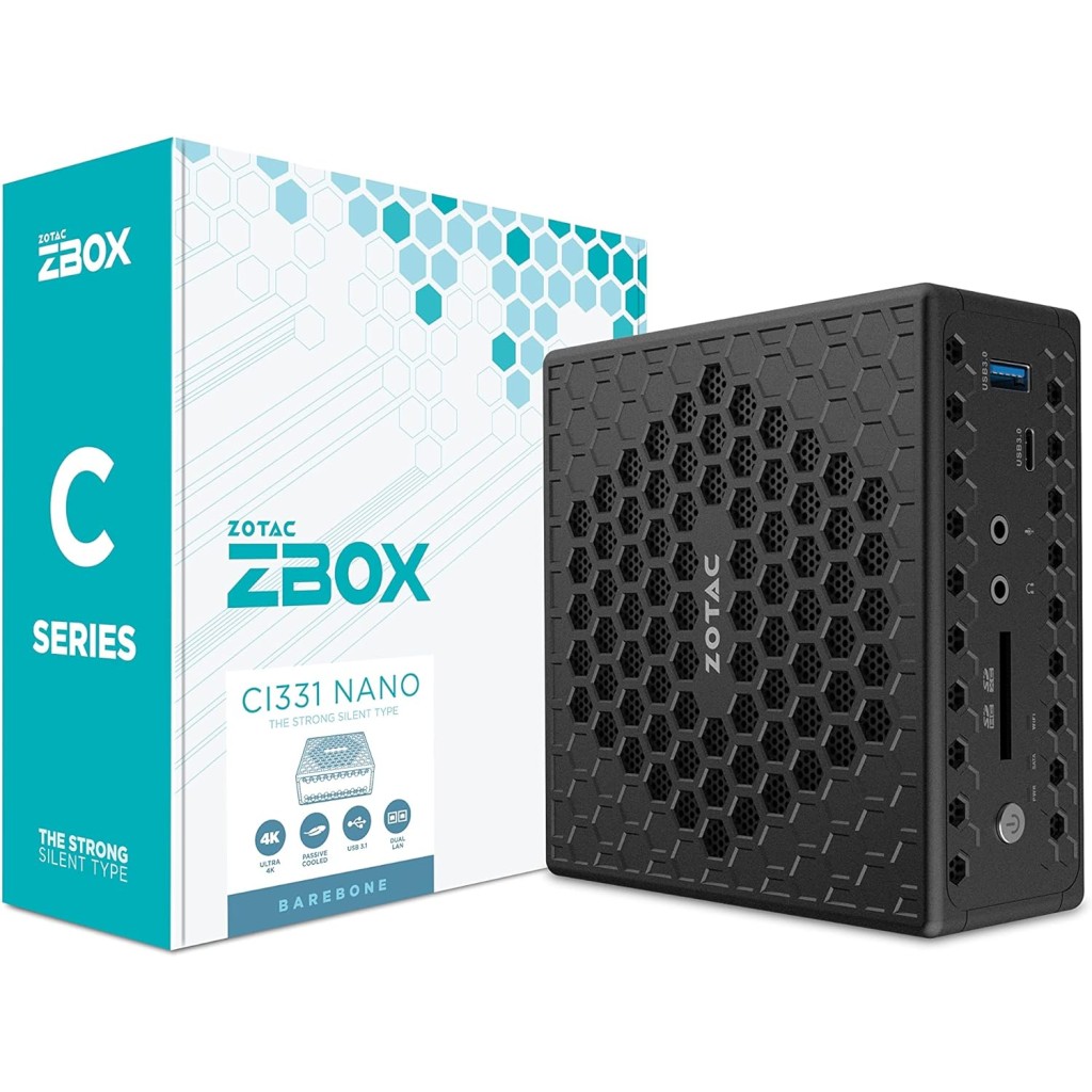 Zotac ZBOX CI331 Nano Barebone Mini Pc With Celeron N5100