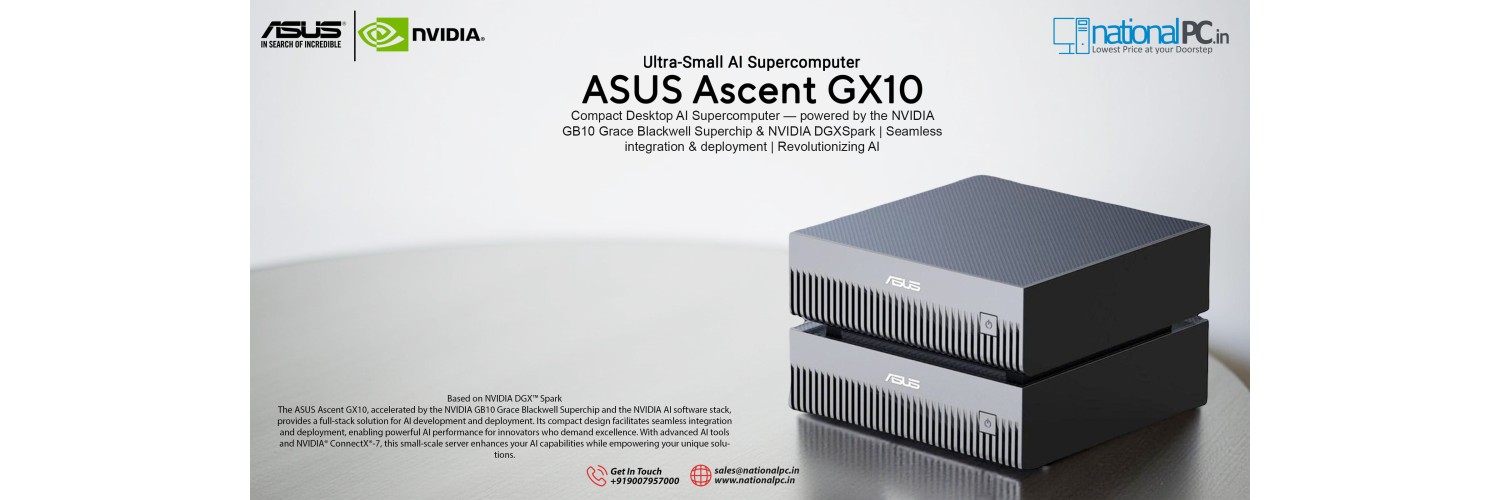 ASUS Ascent GX10 — World’s Most Powerful Mini PC with NVIDIA GB10 and 128 GB Unified Memory