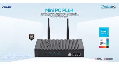 ASUS Mini PC PL64 Review: Fanless “Industrial-Ready” Mini PC with Military-Grade Reliability, Triple HDMI & Dual LAN