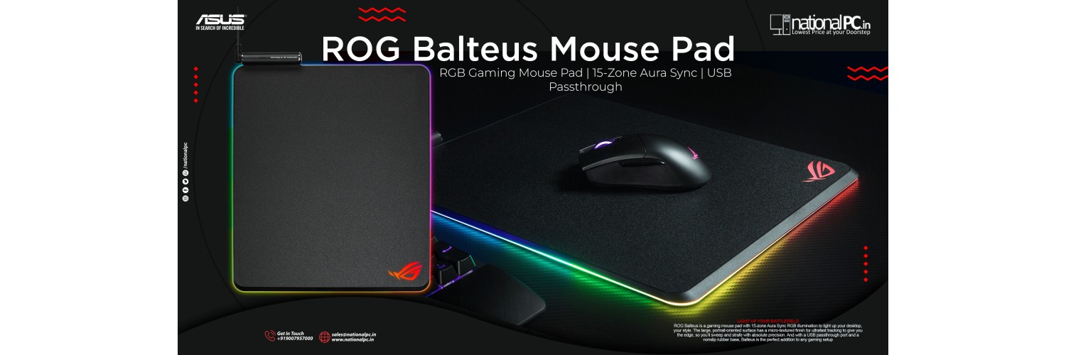 ASUS ROG Balteus Review (and Balteus Qi): RGB Desk Bling Meets a Control-Focused Hard Pad