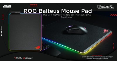 ASUS ROG Balteus Review (and Balteus Qi): RGB Desk Bling Meets a Control-Focused Hard Pad