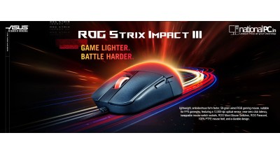 ROG Strix Impact III Review: 0.4ms Click Latency + 12K DPI Precision(Wired)