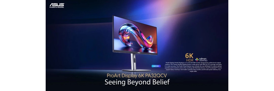 ASUS ProArt Display 6K PA32QCV Review: Raising the Bar for Professional Monitors