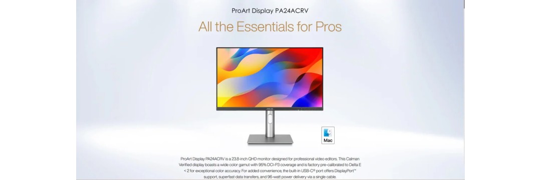 ASUS ProArt Display PA24ACRV Review: Compact Precision for Creators