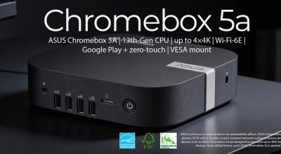 ASUS Chromebox 5a (Core i3-1315U) — Practical ChromeOS Mini PC for Work, Signage & Labs