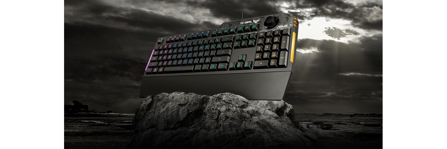 ASUS TUF Gaming K1 Review: Tough, Practical RGB Keyboard with a Brilliant Volume Knob