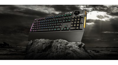 ASUS TUF Gaming K1 Review: Tough, Practical RGB Keyboard with a Brilliant Volume Knob