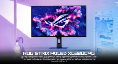 ASUS ROG Strix OLED XG32UCWG Review (32" 4K Glossy WOLED, Dual-Mode 165Hz/330Hz)