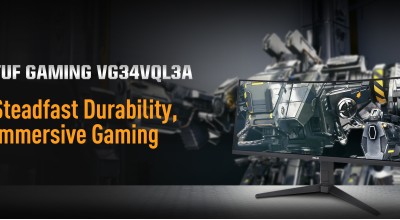 ASUS TUF Gaming VG34VQL3A 34-inch Curved Ultrawide Gaming Monitor with 180Hz Speed and Deep VA Contrast