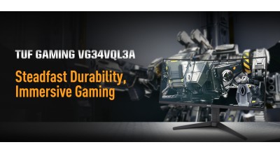 ASUS TUF Gaming VG34VQL3A 34-inch Curved Ultrawide Gaming Monitor with 180Hz Speed and Deep VA Contrast