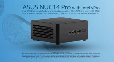 Power Meets Intelligence – ASUS NUC 14 Pro (Ultra 5 135H) with Intel vPro Enterprise