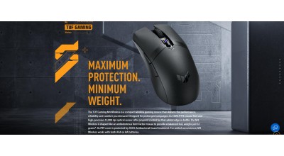 ASUS TUF Gaming M4 Wireless Review: Lightweight, Travel-Friendly Dual-Mode Mouse