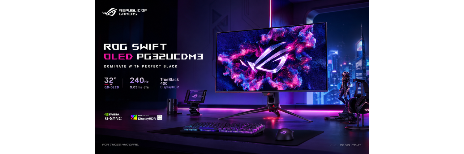 ASUS ROG Swift OLED PG32UCDM3 Review: 32-inch 4K 240Hz Tandem QD-OLED Gaming Monitor