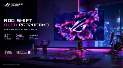 ASUS ROG Swift OLED PG32UCDM3 Review: 32-inch 4K 240Hz Tandem QD-OLED Gaming Monitor