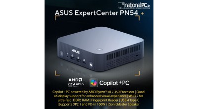 ASUS ExpertCenter PN54 Compact Copilot+ Mini PC – AMD Ryzen AI™ 7 350 with Windows Copilot