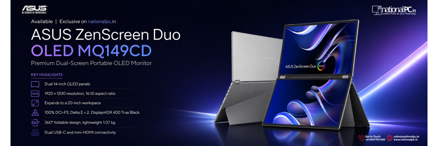ASUS ZenScreen Duo OLED MQ149CD Review: A Premium Dual-OLED Portable Monitor for Serious Multitasking