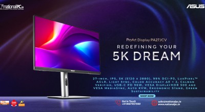ASUS ProArt PA27JCV 27″ 5K Professional Monitor – Exceptional Color & Power Delivery ASUS ProArt PA27JCV 27″ 5K Professional Monitor – Exceptional Color & Power Delivery