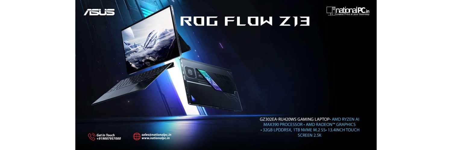 ASUS ROG Flow Z13 (GZ302EA) – Gaming & AI in a 13″ Detachable Powerhouse ASUS ROG Flow Z13 (GZ302EA) – Gaming & AI in a 13″ Detachable Powerhouse