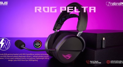 ASUS ROG Pelta – Lightweight Tri‑Mode RGB Gaming Headset ASUS ROG Pelta – Lightweight Tri‑Mode RGB Gaming Headset
