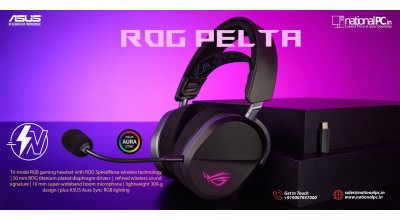 ASUS ROG Pelta – Lightweight Tri‑Mode RGB Gaming Headset