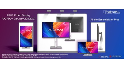 ASUS ProArt Display PA278QV Gen2 PA278QGV: A Color-Accurate QHD Monitor for Creative Professionals