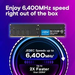 Crucial 16GB DDR5-6400 CUDIMM Desktop Memorry Crucial 16GB DDR5-6400 CUDIMM Desktop Memorry