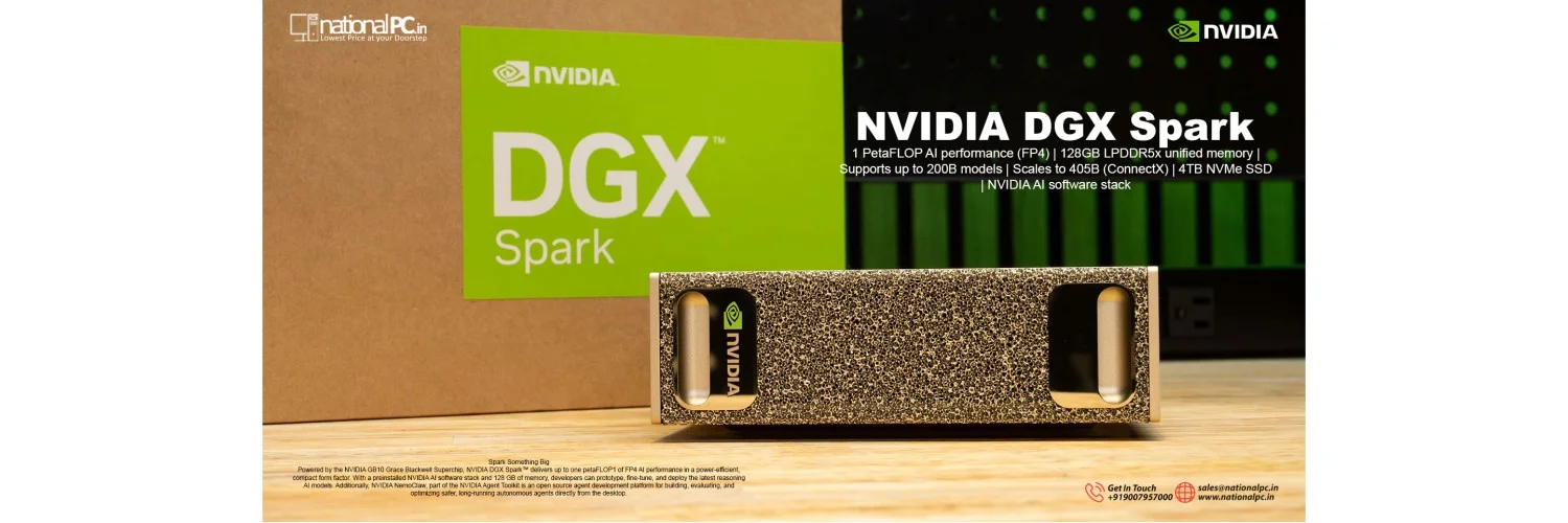 NVIDIA DGX Spark Compact AI Supercomputer Desktop