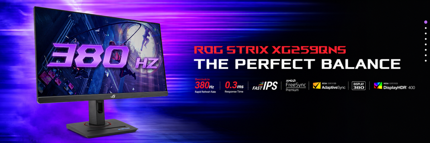 ASUS ROG Strix XG259QNS Review: 24.5-inch FHD 380Hz Fast IPS Esports Gaming Monitor