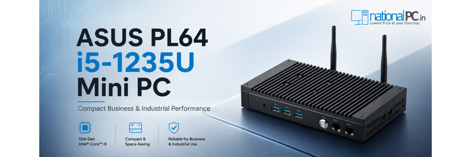 ASUS PL64 i5-1235U Barebone Mini PC Review: Compact Fanless PC for Business