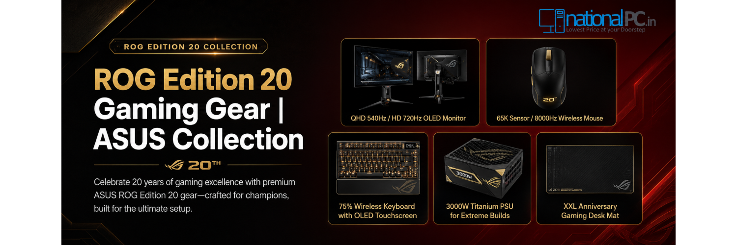 ASUS ROG Edition 20 Collection: Premium Gaming Gear for the Ultimate Setup