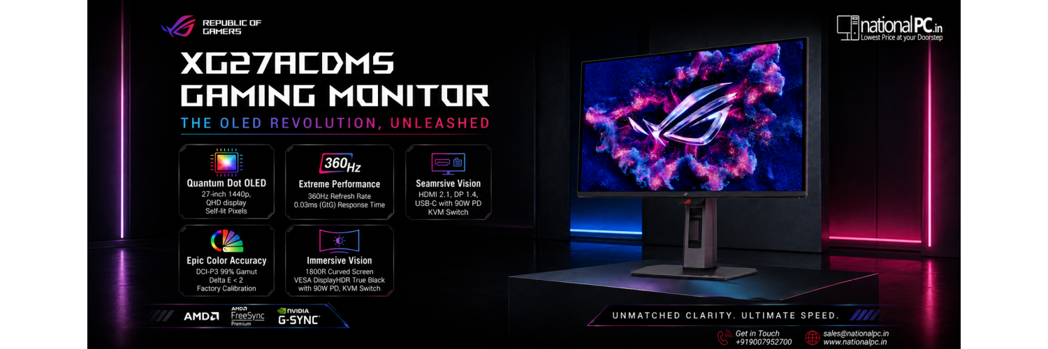 ASUS ROG Strix OLED XG27ACDMS Buyer’s Guide – Watch the NationalPC Video Review