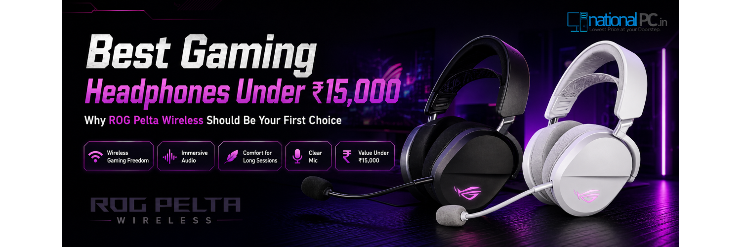 Best Gaming Headphones Under ₹15,000: Why ROG Pelta Wireless Should Be Your First Choice