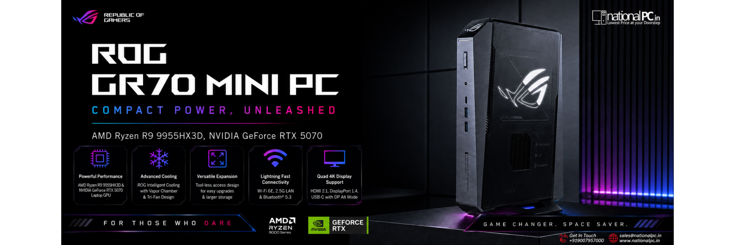ROG NUC GR70 R9 9955HX3D RTX 5070 Review: Compact 3L Gaming Mini PC