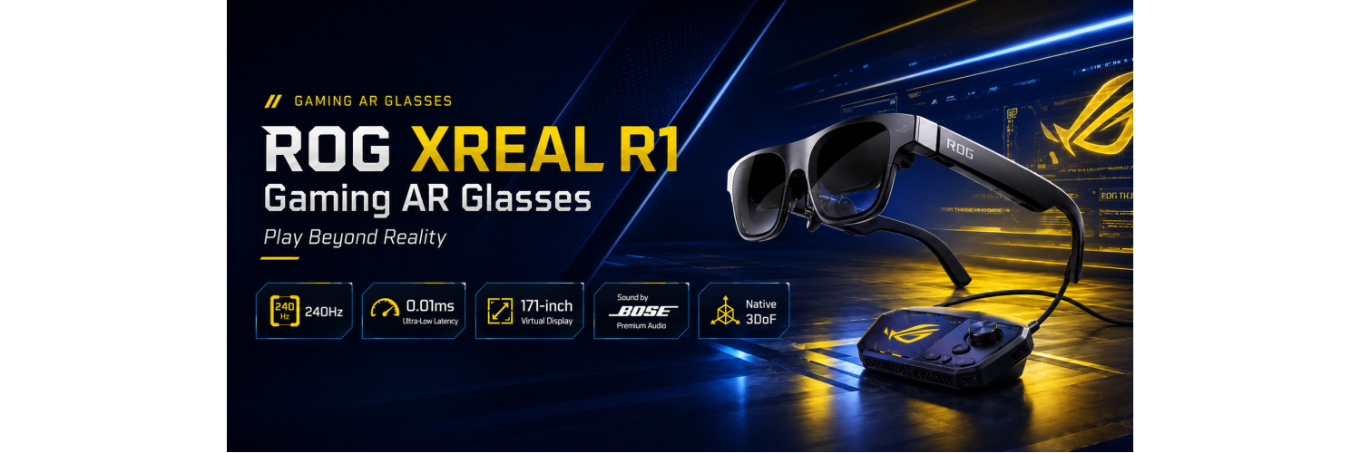 ROG XREAL R1 Review: 240Hz Gaming AR Glasses with Micro-OLED, 171-inch Virtual Screen 