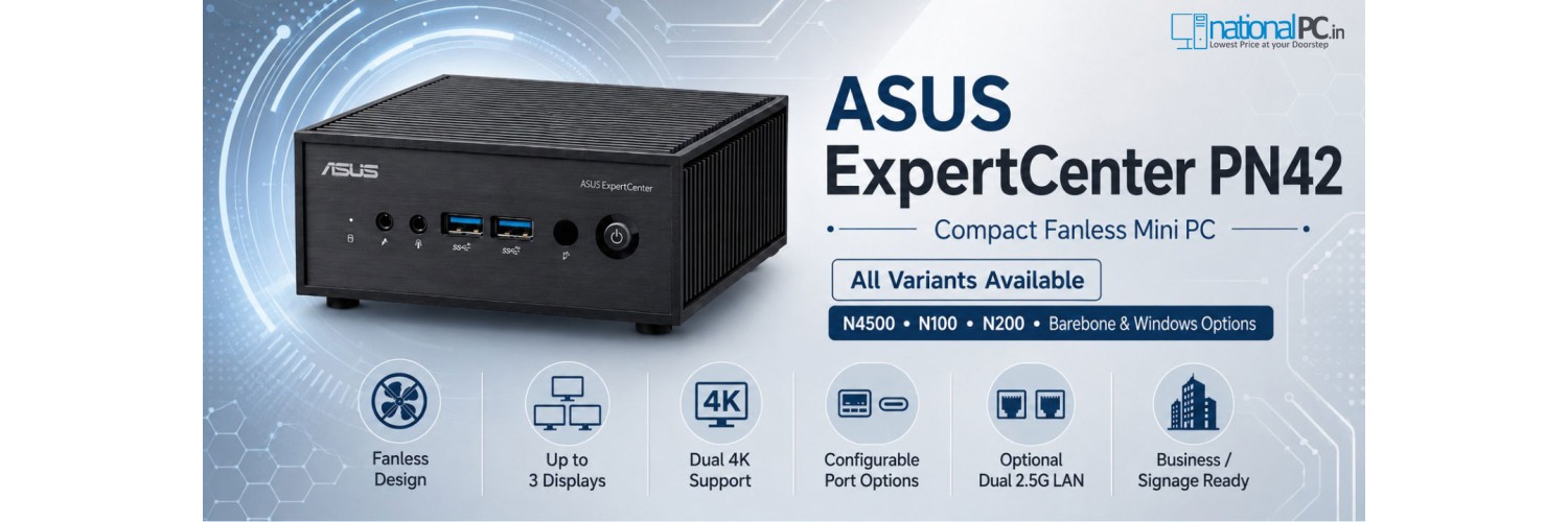 ASUS ExpertCenter PN42 Review: Fanless Mini PC for Office, POS, Kiosk & Signage