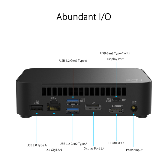 ASUS NUC 14 Essential N250 16GB 500GB Win11 Mini PC - NationalPC ASUS NUC 14 Essential N250 16GB 500GB Win11 Mini PC