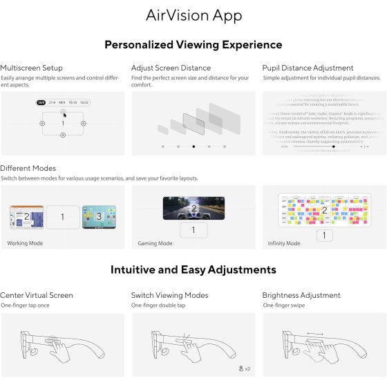 ASUS AirVision M1 Smart Glasses ASUS AirVision M1 Smart Glasses