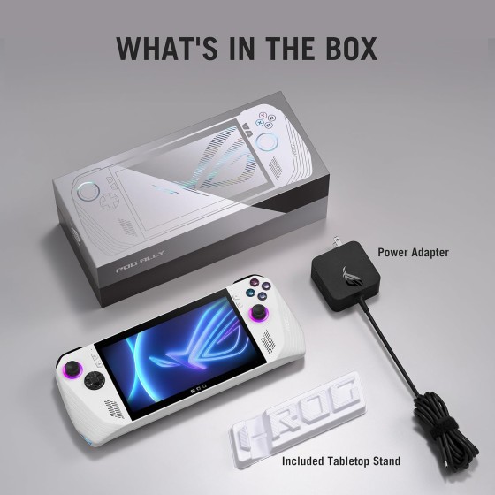 ASUS ROG Ally RC71L-NH019W Handheld Gaming Console white ASUS ROG Ally RC71L-NH019W Handheld Gaming Console white