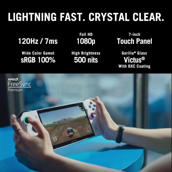 ASUS ROG Ally RC71L-NH019W Handheld Gaming Console white ASUS ROG Ally RC71L-NH019W Handheld Gaming Console white