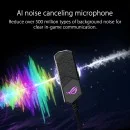 ASUS ROG Clavis USB-C to 3.5 mm gaming DAC with AI Noise-Canceling Mic, MQA rendering tech, ESS 9281 QUAD DAC™, audio amplifier and Aura Sync. ROG Clavis is compatible with PCs, mobile devices and laptops