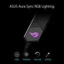 ASUS ROG Clavis USB-C to 3.5 mm gaming DAC with AI Noise-Canceling Mic, MQA rendering tech, ESS 9281 QUAD DAC™, audio amplifier and Aura Sync. ROG Clavis is compatible with PCs, mobile devices and laptops