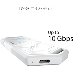 ASUS ROG STRIX ARION White M.2 NVMe SSD Enclosure ASUS ROG STRIX ARION White M.2 NVMe SSD Enclosure