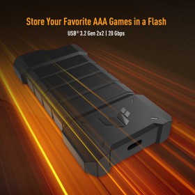 ASUS TUF Gaming A2 USB-C 3.2 Gen 2x2 SSD Enclosure