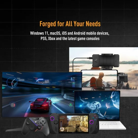 ASUS TUF Gaming A2 USB-C 3.2 NVMe and SATA M.2 SSD enclosure ASUS TUF Gaming A2 USB-C 3.2 NVMe and SATA M.2 SSD enclosure