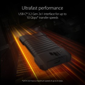 ASUS TUF Gaming A1 USB-C 3.2 NVMe and SATA M.2 SSD enclosure ASUS TUF Gaming A1 USB-C 3.2 NVMe and SATA M.2 SSD enclosure