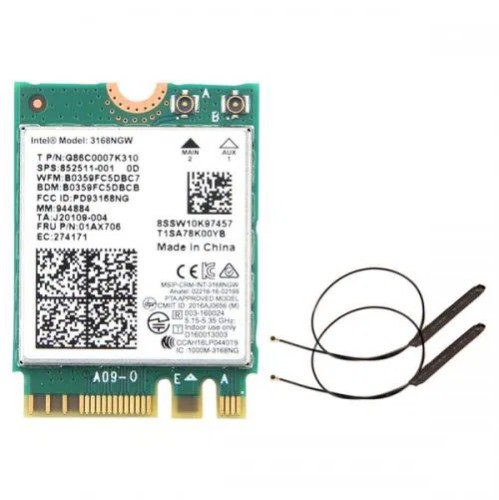 ASRock 3168NGW Wireless M.2 PCI-E Adapter ASRock 3168NGW Wireless M.2 PCI-E Adapter