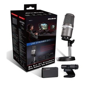 Avermedia BO311 Live Streamer Bundle with Capture Card and webcam