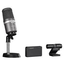 Avermedia BO311 Live Streamer Bundle with Capture Card and webcam