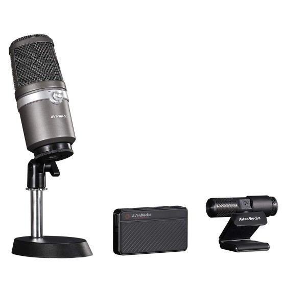 Avermedia BO311 Live Streamer Bundle with Capture Card and webcam